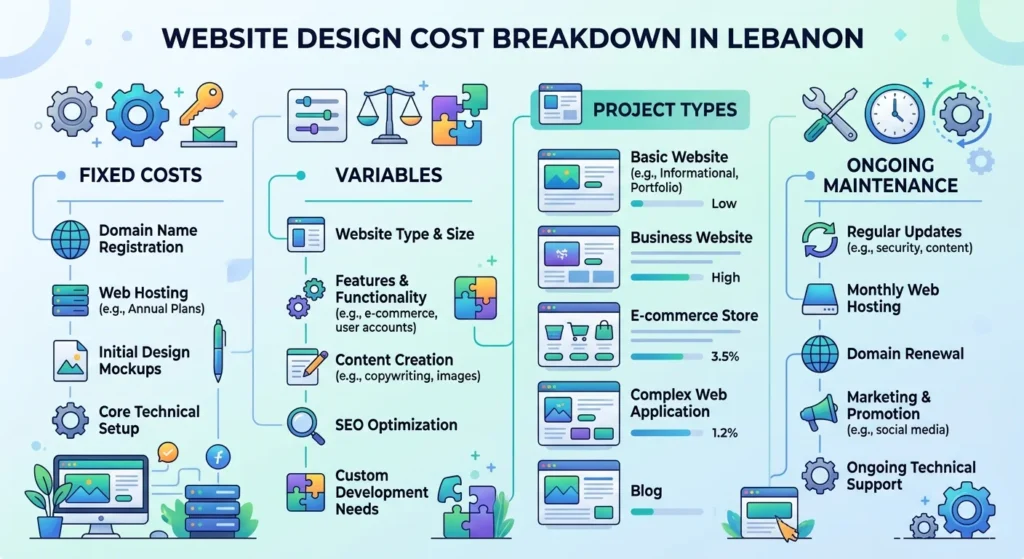 Website Design Cost in Lebanon: Price Guide