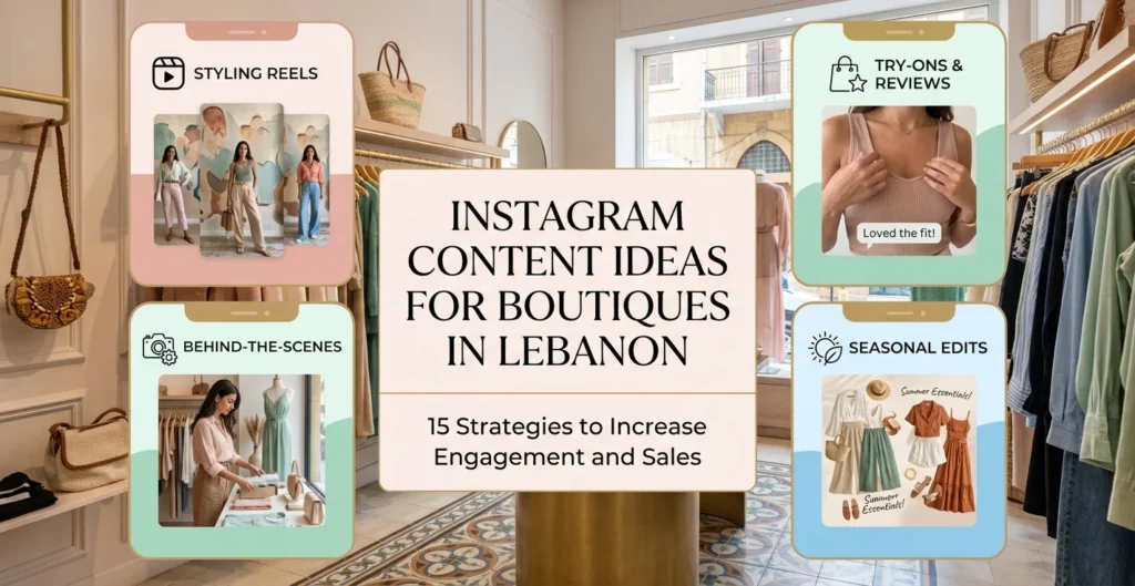 )Instagram Content Ideas for Boutiques in Lebanon