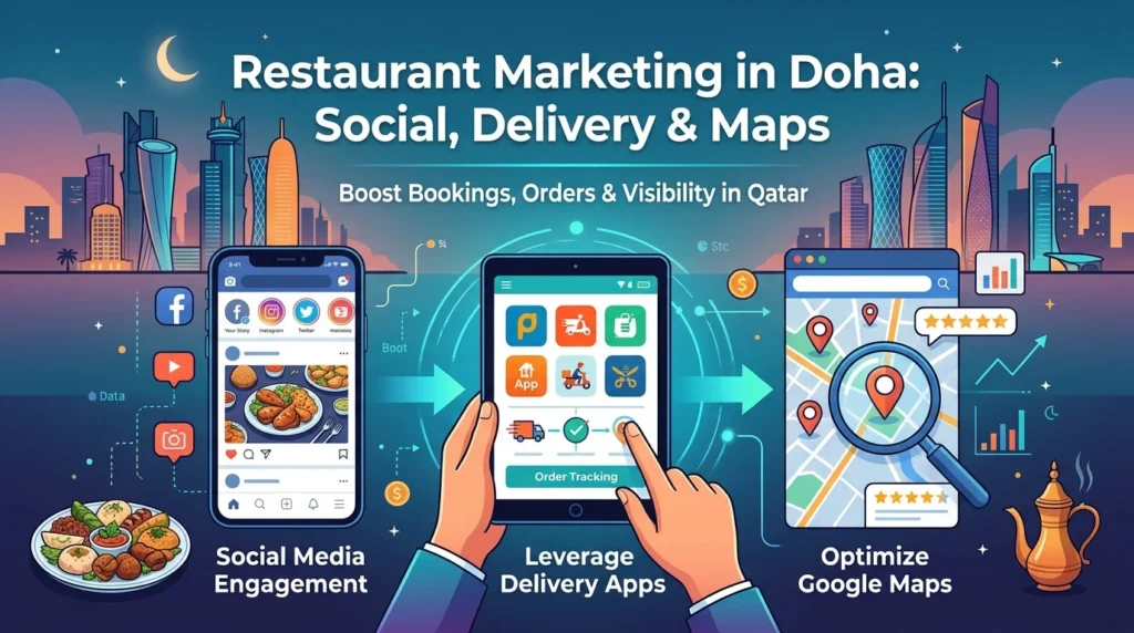 Restaurant Marketing in Doha: Social, Delivery & Maps
