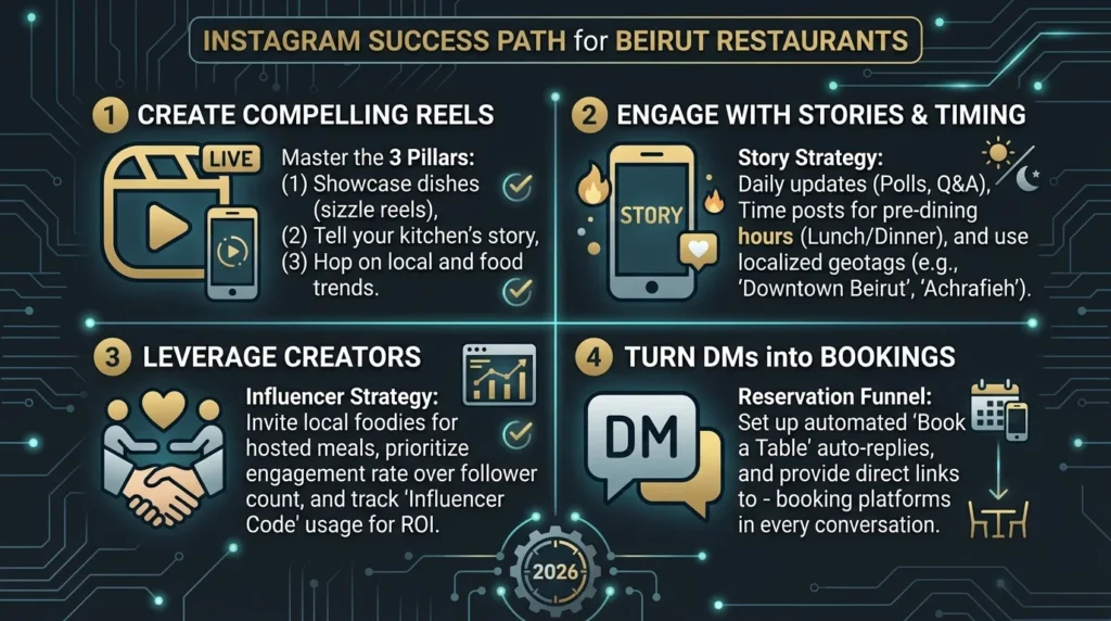 Instagram Marketing for Restaurants in Beirut: What Works